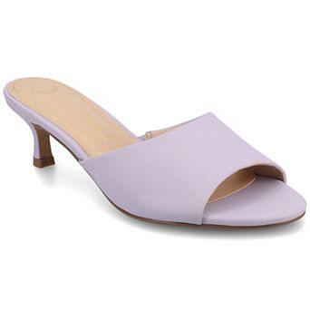 Journee Jeylah Single Band Kitten Heel Women's Dress Sandals