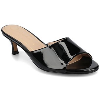 Journee Jeylah Single Band Kitten Heel Women's Dress Sandals