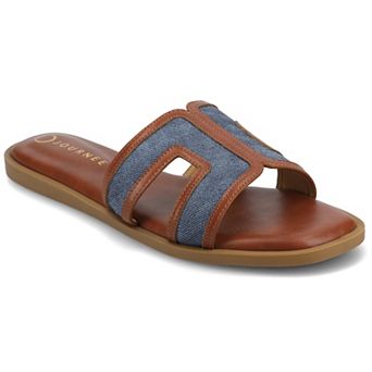 Journee Primah H Band Slip-On Women's Flat Sandals