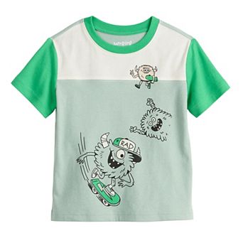 Baby & Toddler Boys Jumping Beans® Short Sleeve Colorblock Graphic Tee