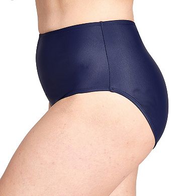 Women's Nine West Swim Solid Brief Bottoms