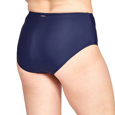 Women's Nine West Swim Solid Brief Bottoms