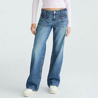 Juniors' Aeropostale High Rise Baggy Jeans