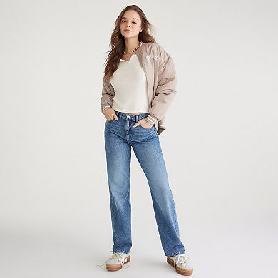Juniors' Aeropostale High Rise Baggy Jeans