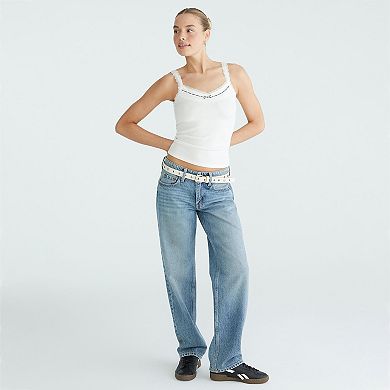 Juniors' Aeropostale Low Rise Baggy Jeans