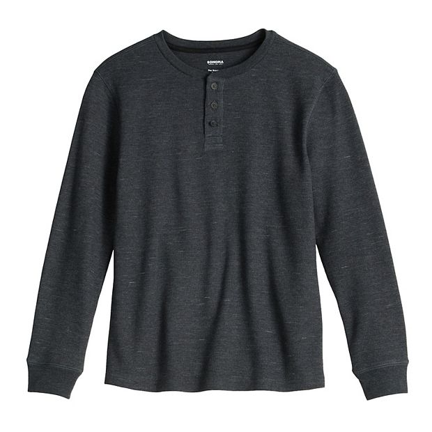 Boys 8-20 Sonoma Goods For Life® Supersoft Long Sleeve Henley Tee
