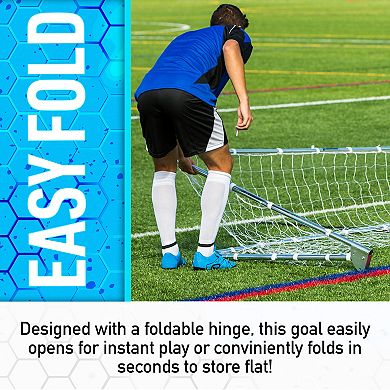 Franklin Sports Folding Steel Soccer Goal
