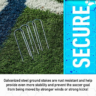 Franklin Sports Folding Steel Soccer Goal