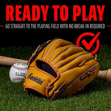 Adult/Youth Franklin Sports Fieldmaster Left Hand Throw Baseball and Softball Glove