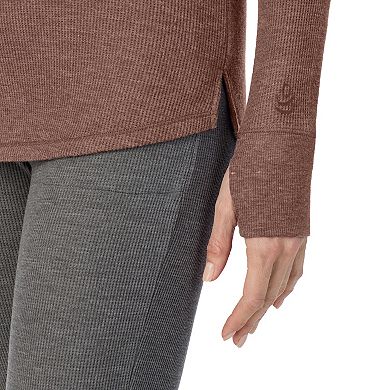Women's Cuddl Duds® Cozy Stretch Thermal Long Sleeve Mock Neck Top