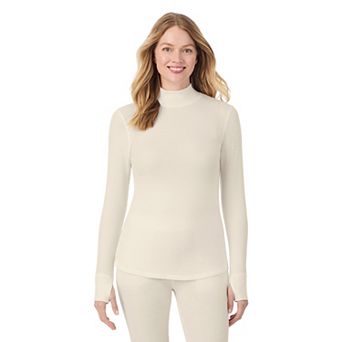 Women's Cuddl Duds® Cozy Stretch Thermal Long Sleeve Mock Neck Top