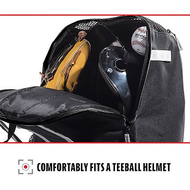 Franklin Sports Youth Baseball Batpack Equipment Bag
