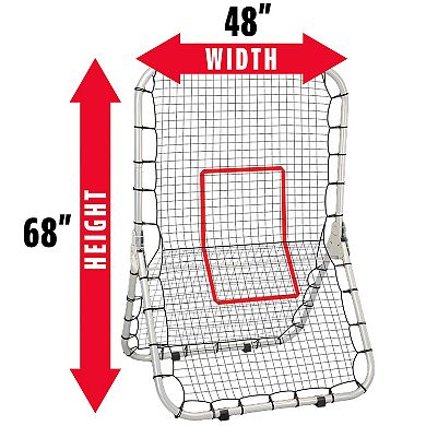 Franklin Sports Youth Pro Baseball Softball Pitchback Net and Fielding Trainer
