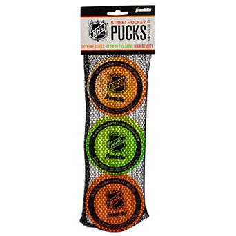 Franklin Sports NHL Street Hockey Puck 3 pc Set