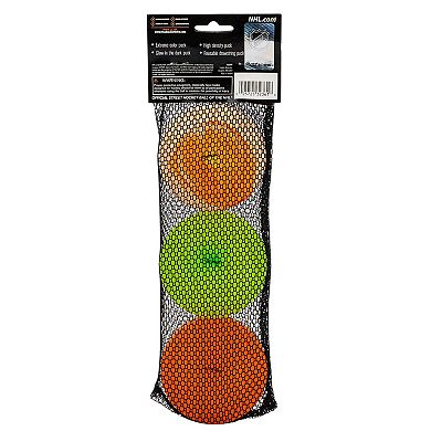 Franklin Sports NHL Street Hockey Puck 3-piece Set