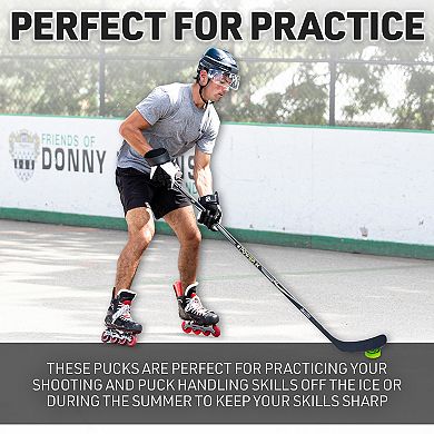 Franklin Sports NHL Street Hockey Puck 3-piece Set