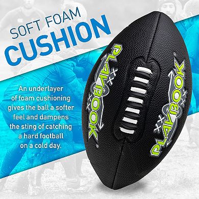 Kids Franklin Sports Playbook Space Lace Football