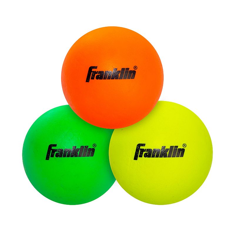Franklin Sports Rubber Lacrosse Balls, Multicolor