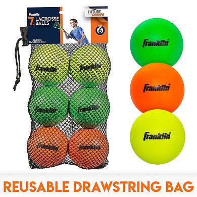 Kids Franklin Sports Lacrosse Balls 3-piece Set