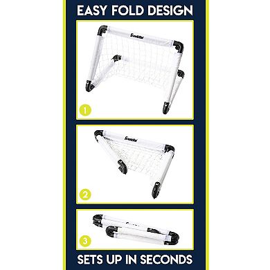 Kids Franklin Sports Mini Soccer Goal Set