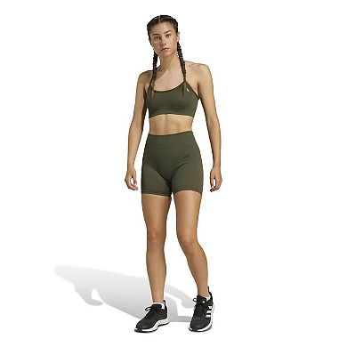 Women's adidas Workout Essentials Knit 4-Inch Bike Shorts