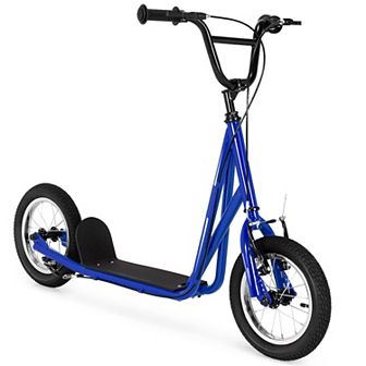 Height Adjustable Kid Kick Scooter With 12 Inch Air Filled Wheel
