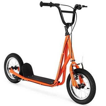 Height Adjustable Kid Kick Scooter With 12 Inch Air Filled Wheel