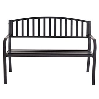 50 Inch Patio Garden Bench Loveseats For Outdoor