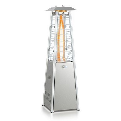 Portable Stainless Steel Tabletop Patio Heater With Glass Tube