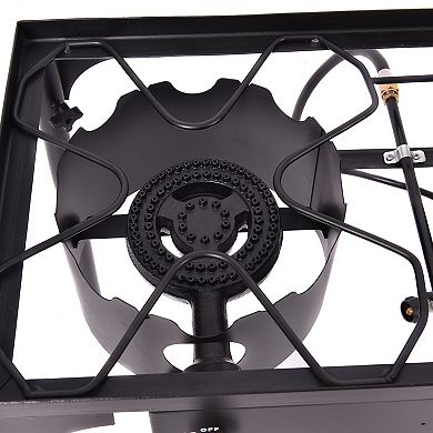 Double Burner Outdoor Stove Bbq Grill