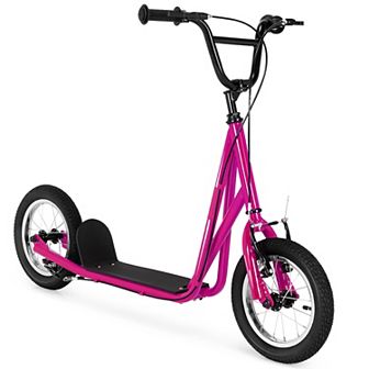 Height Adjustable Kid Kick Scooter With 12 Inch Air Filled Wheel