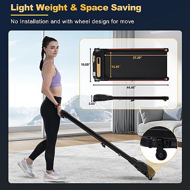 Merax Walking Pad Under Desk Treadmill for Home Office