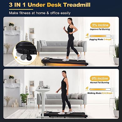 Merax Walking Pad Under Desk Treadmill for Home Office
