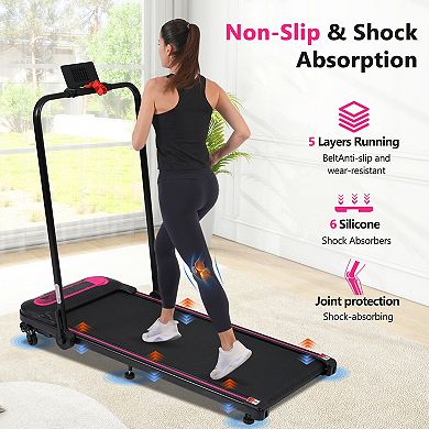 Merax Folding Walking Pad Under Desk Treadmill for Home Office