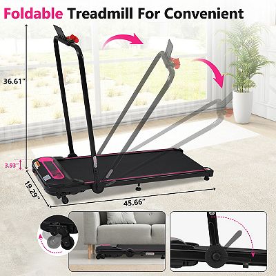 Merax Folding Walking Pad Under Desk Treadmill for Home Office