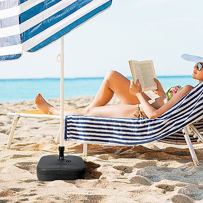 buy 7.5 ft patio umbrella Autlaycil 7.5 ft Fringe Patio Umbrella with Push Button Tilt and Crank, Outdoor Table Tassels Umbrella, White