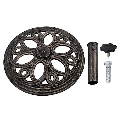 23 Pounds 17 3/4 Inch Round Umbrella Base Stand