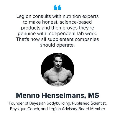 Legion Pulse Natural Pre-Workout Supplement - 20 Servings