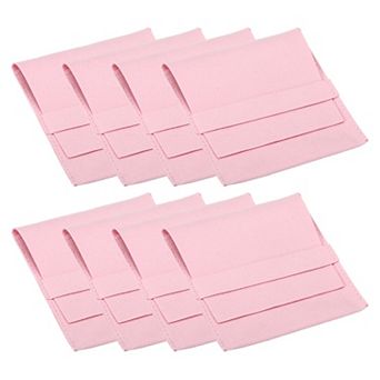 3.94"x3.94" Jewelry Pouches with Band, 8 Pack Microfiber Portable Soft Storage Bags Packaging