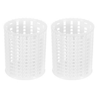 Pencil Holder, 2 Pack Plastic Pen Holder for Desk Cute Pencil Holders Cup Organizer Brush Holder