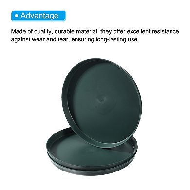 9"x1" Round Restaurant Serving Trays, 3 Pack Food Service Tray