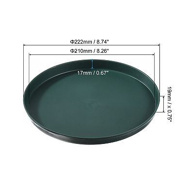 9"x1" Round Restaurant Serving Trays, 3 Pack Food Service Tray