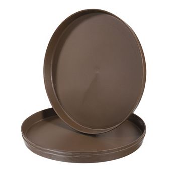 9"x1" Round Restaurant Serving Trays, 3 Pack Food Service Tray