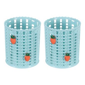 Pencil Holder, Plastic Pen Holder for Desk Cute Pencil Holders Mesh Holder