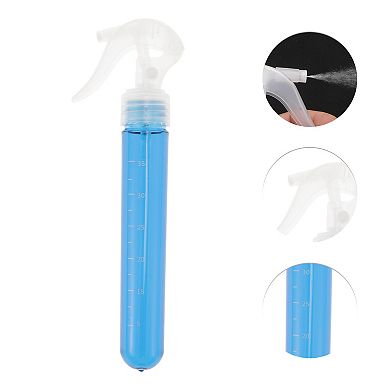 Durable Hair Spray Bottles Button Type for Hair 50ml Clear Blue 1 Pc