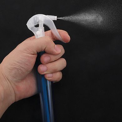 Durable Hair Spray Bottles Button Type for Hair 50ml Clear Blue 1 Pc