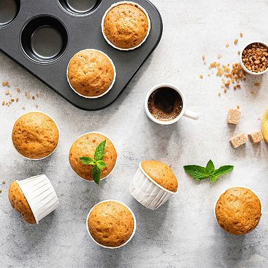 50 Pcs Cupcake Baking Cups 3.5oz Standard Size Paper Cupcake Liners Greaseproof Wrappers Disposable