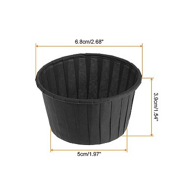 50 Pcs Cupcake Baking Cups 3.5oz Standard Size Paper Cupcake Liners Greaseproof Wrappers Disposable