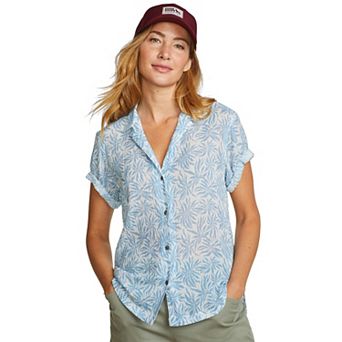 Petite Eddie Bauer Packable Camp Shirt