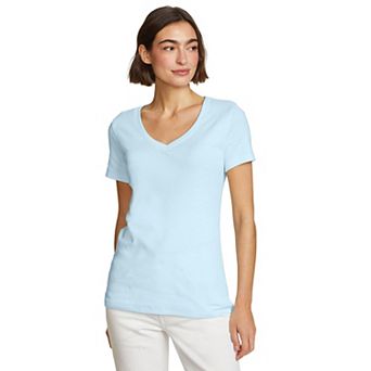 Petite Eddie Bauer Favorite V-Neck T-Shirt